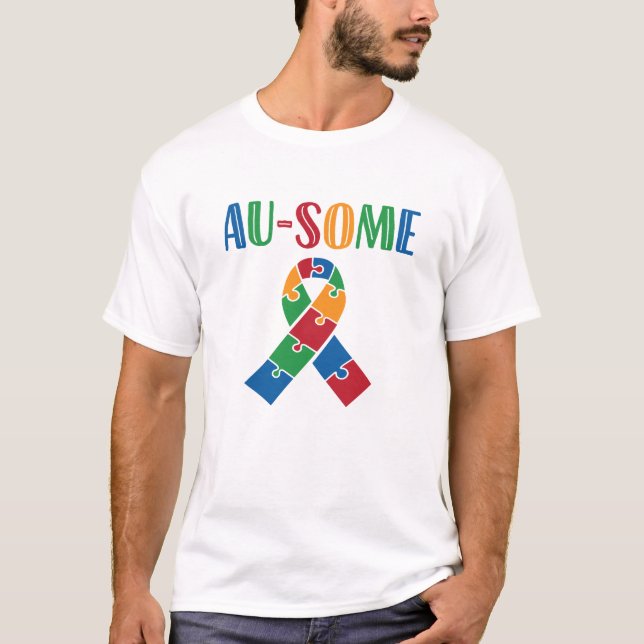 T-shirt Sensibilisation sur l'autisme Au-Quelques (Devant)