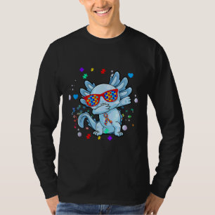 T-shirt Sensibilisation sur l'autisme Autisme Axolotl Dabb