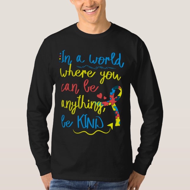 T-shirt Sensibilisation sur l'autisme Autisme Soutien Homm (Devant)