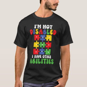 T-shirt Sensibilisation sur l'autisme Autiste Autiste Asd