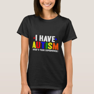T-shirt Sensibilisation sur l'autisme autistique