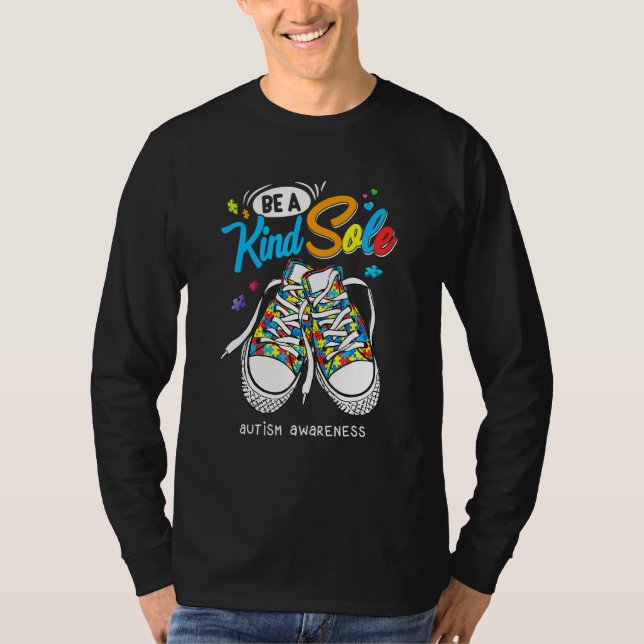 T-shirt Sensibilisation sur l'autisme Be A Genre Sole Puzz (Devant)