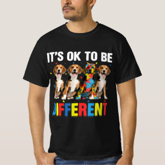 T-shirt sensibilisation sur l'autisme beagle cadeaux|Hallo