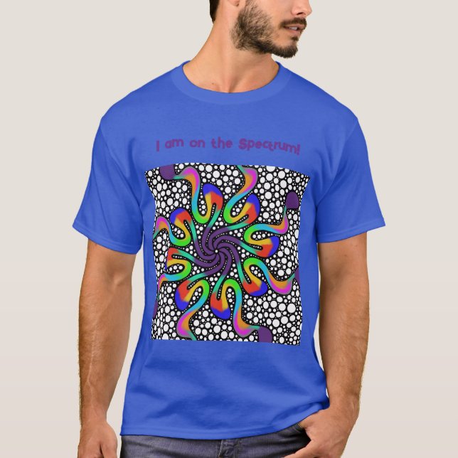 T-shirt Sensibilisation sur l'autisme cadeau autiste (Devant)