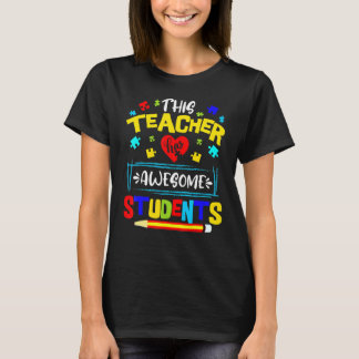 T-shirt Sensibilisation sur l'autisme Ce Professeur A Des 