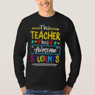 T-shirt Sensibilisation sur l'autisme Ce Professeur A Des 