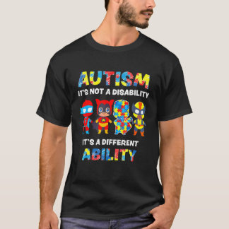 T-shirt Sensibilisation sur l'autisme C'est une capacité d