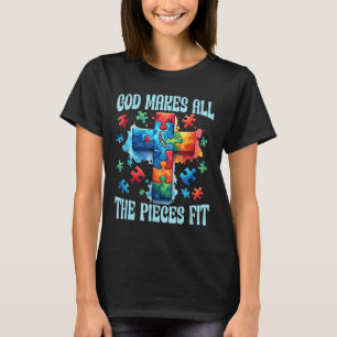 T-shirt Sensibilisation sur l'autisme Chrétienne Dieu Rend