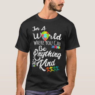 T-shirt Sensibilisation sur l'autisme Dans Un Monde Où L'O