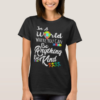 T-shirt Sensibilisation sur l'autisme Dans Un Monde Où L'O