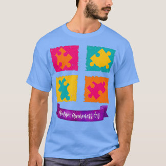 T-shirt Sensibilisation sur l'autisme de la Journée mondia