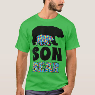 T-shirt Sensibilisation sur l'autisme de son ours