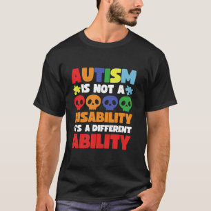 T-shirt Sensibilisation sur l'autisme Drôle Du Crâne Pour 