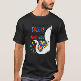 T-shirt Sensibilisation sur l'autisme Elephan Je Vois Vos 
