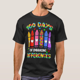T-shirt Sensibilisation sur l'autisme Embrasser Différence