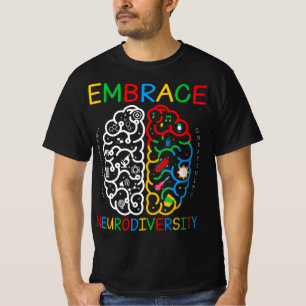 T-shirt Sensibilisation sur l'autisme Embrasser la neurodi