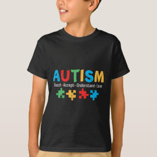 T-shirt Sensibilisation sur l'autisme Enseignant Puzzle Ap