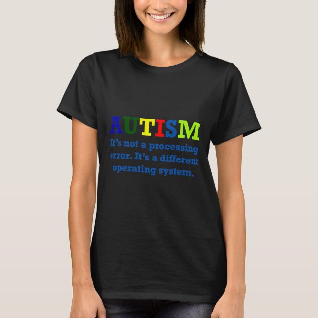 T-shirt Sensibilisation sur l'autisme essentielle (Devant)