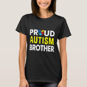 T-shirt Sensibilisation sur l'autisme Fière Autisme frère