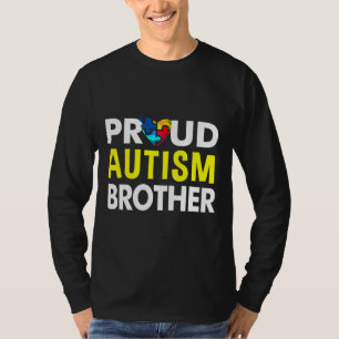 T-shirt Sensibilisation sur l'autisme Fière Autisme frère