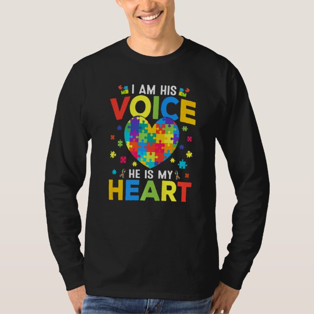 T-shirt Sensibilisation sur l'autisme Fils Garçons Enfants (Devant)