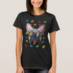 T-shirt Sensibilisation sur l'autisme French Bulldog Puzzl