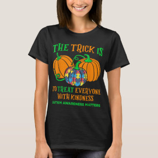 T-shirt Sensibilisation sur l'autisme Halloween Automne Oc