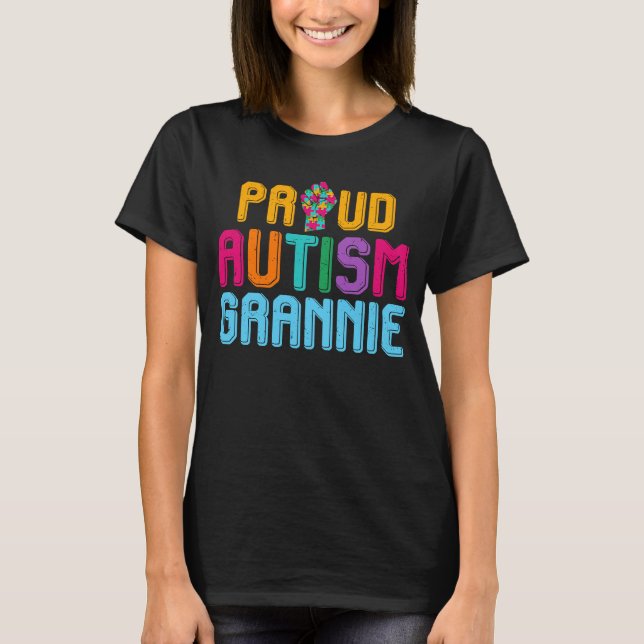 T-shirt Sensibilisation sur l'autisme Jour Correspondant F (Devant)
