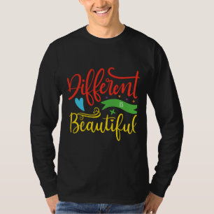 T-shirt Sensibilisation sur l'autisme Jour Différent Est B