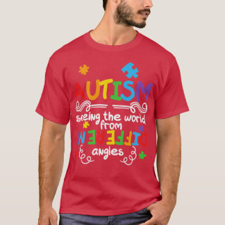 T-shirt Sensibilisation sur l'autisme Le monde vu d'un aut