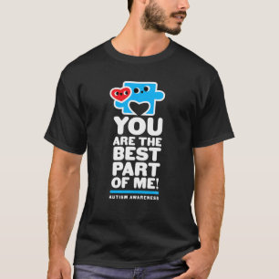 T-shirt Sensibilisation sur l'autisme Mens Papa Blue Puzzl