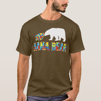 T-shirt Sensibilisation sur l'autisme Nana Support Ours Au