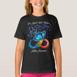 T-shirt Sensibilisation sur l'autisme papillon - en Avril