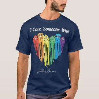 T-shirt Sensibilisation sur l'autisme pour maman papa gran