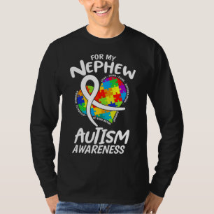 T-shirt Sensibilisation sur l'autisme Pour Mon Nephew