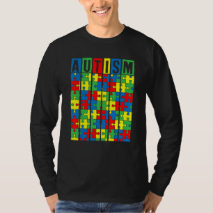 T-shirt Sensibilisation sur l'autisme Puzzle Pièce Autisti