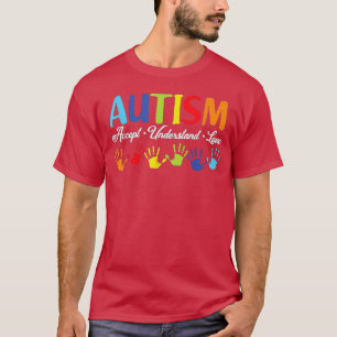 T-shirt Sensibilisation sur l'autisme s Accepter Comprendr