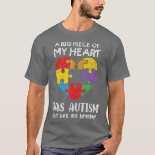 T-shirt Sensibilisation sur l'autisme Soeur Frère Autistiq