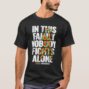 T-shirt Sensibilisation sur l'autisme Soutien familial Mam