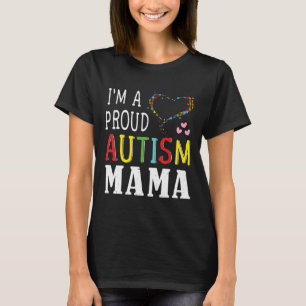 T-shirt Sensibilisation sur l'autisme spéciale Proud Mama 