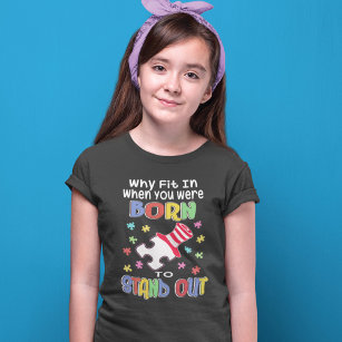 T-Shirt Sensibilisation sur l'autisme Stand Out Inspiratio