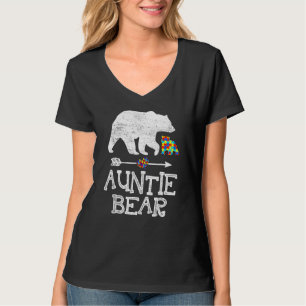 T-shirt Sensibilisation sur l'autisme Tante Ours Support A