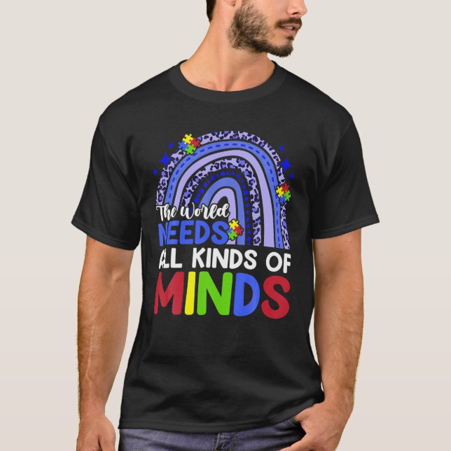 T-shirt Sensibilisation sur l'autisme Toutes Sortes D'Espr (Devant)