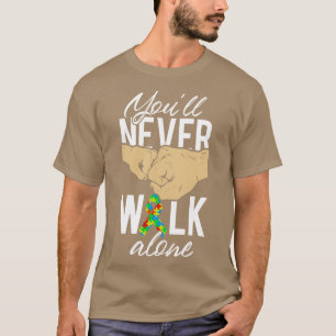 T-shirt Sensibilisation sur l'autisme Vous Ne Marcherez Ja