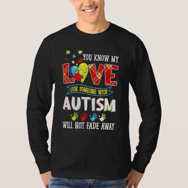 T-shirt Sensibilisation sur l'autisme Vous Savez Que Ma Vo (Devant)