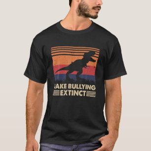 T-shirt Sensibiliser Dinosaure Extinct Dinosaure Antiintim