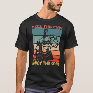 T-shirt Sentez La Douleur Profitez Du Gain Bodybuilding Fi