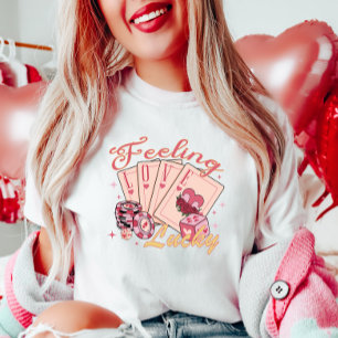 T-shirt Sentez l'amour Lucky, Funny Retro