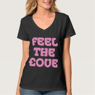 T-shirt Sentez le fourre-tout £ - rose sur foncé