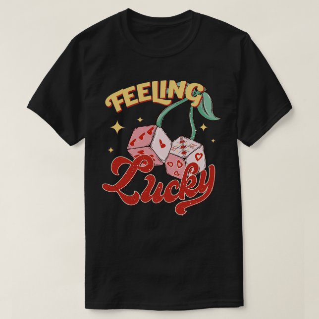 T-shirt Sentez Lucky Tic Tac Toe Love Jeu Valentine Cadeau (Design devant)